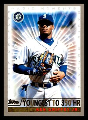 #ad 2000 Topps Ken Griffey Jr. Youngest to 350 HR #475 Seattle Mariners $1.97