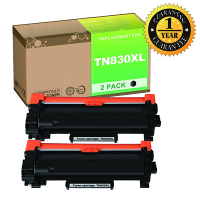 #ad 2PK TN830XL Toner Cartridge Compatible for Brother HL L2400D L2460DW DCP L2640DW $107.99