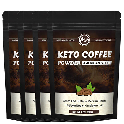#ad Keto Coffee Powder Weight Loss Burn Fat Soft Drinks Appetite Suppressant 50g $36.99