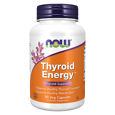 #ad NOW FOODS Thyroid Energy 90 Veg Capsules $15.75