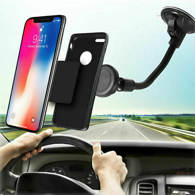 #ad 360° Mount Car Holder Windshield Stand For iPhone Samsung Mobile Cell Phone GPS $7.99