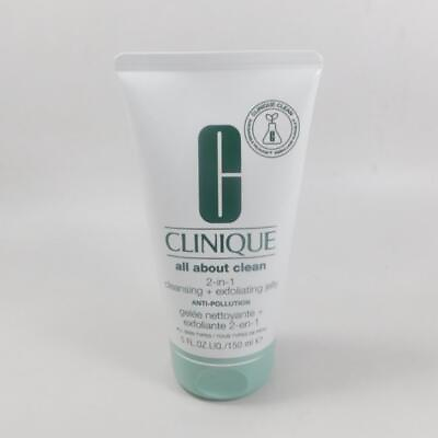 #ad Clinique All About Clean 2 IN 1 Cleansing Exfoliating Jelly 5oz 150ml *NEW* $18.99