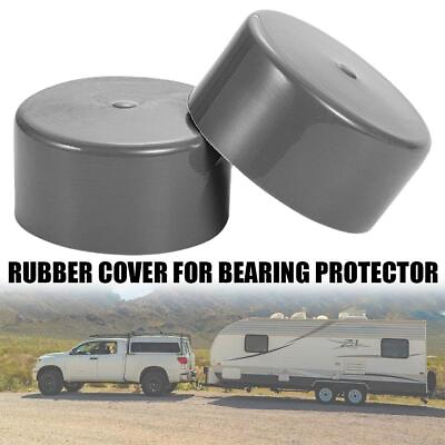 #ad 2X Rubber Cap Dust Covers Replacement Boat Bearing Buddy Bras 1.98quot; For Trailer* $1.51