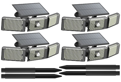 #ad 388 LED Solar Lights Outdoor garden Waterproof Motion Sensor Security Wall Lamp $35.96