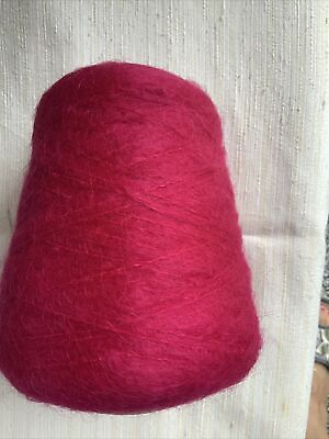 #ad Fluffy Mohair Cashmere Cranberry DIY Hand Knitting 400 gr $139.00