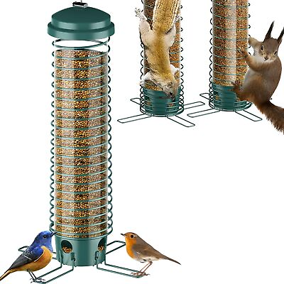 #ad Bird Feeders for Outdoors Hanging Squirrel Proof Bird Feeder for Outside Me... $39.88