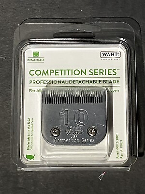 #ad WAHL PROFESSIONAL #10 COMPETITION SERIES DETACHABLE BLADE 02358 100 NEW** $32.00