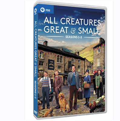 ALL CREATURES GREAT AND SMALL The Complete Series seasons 1 3 1 2 3 US DVD $36.99