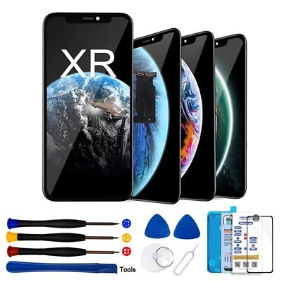 #ad TOP Quality For iPhone XR LCD Display Touch Screen Digitizer Replacement Kit Lot $21.49