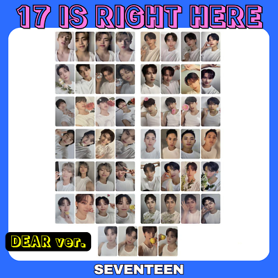 #ad SEVENTEEN BEST ALBUM #x27; 17 IS RIGHT HERE #x27; DEAR ver. 52 Random Photo card $4.99