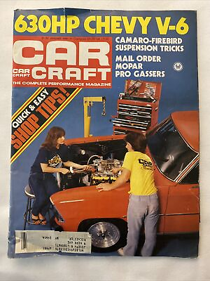 #ad 1981 January Car Craft Magazine Chevy V6 With 630 HP Tears Up The Street CP304 $27.99