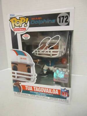 #ad Tua Tagovailoa of the Miami Dolphins signed autographed Funko Pop Figure PAAS CO $215.20