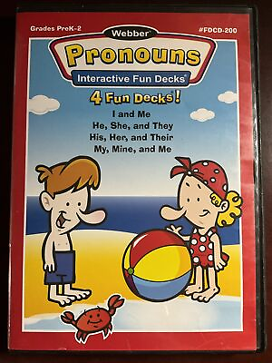 #ad Webber Pronouns Interactive Fun Decks CD ROM : Fdcd200 by Thomas Webber and... $5.00