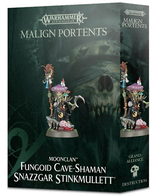 Fungoid Cave Shaman Snazzgar Stinkmullett Moonclan Warhammer AoS NIB WBGames $58.00