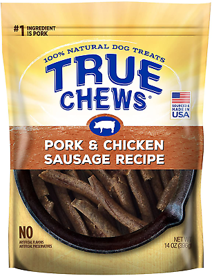 #ad True Chews Pork amp; Chicken Sausage Recipe Dog Treats $29.99