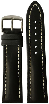 #ad 24x20 RIOS1931 for Panatime Black Vintage Watch Strap w Buckle for Breitling $44.99