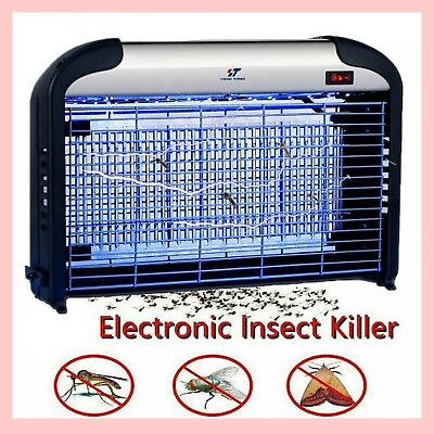 #ad Powerful Electronic UV Bug Zapper Indoor High Voltage Mosquito Fly Killer Lamp $39.44