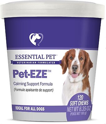 #ad Pet Eze Calming Support Soft Chews for Dogs Brown One Size $25.17