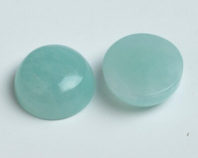 #ad Amazonite Round Flat Back AAA Natural Loose Gemstone For Making All Type Jewelry $75.02
