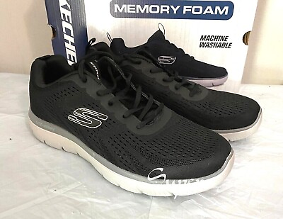 #ad Skechers Men#x27;s Summit Memory Foam Sneakers Shoes SIZE 10.5 BLACK $24.99
