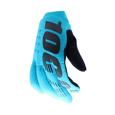 #ad NEW 2022 100% BRISKER GLOVES WINTER COLD WEATHER TURQUOISE ADULT MOTOCROSS BMX GBP 28.95