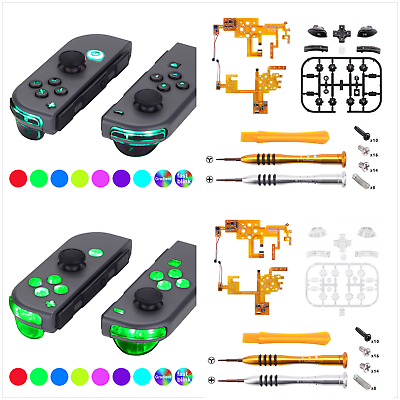 7 Colors 9 Luminated Modes Buttons DIY for Nintendo Switch Joycon amp; OLED Joy con $35.99