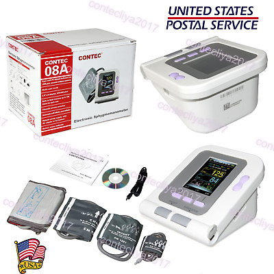 #ad FDA Digital Fully Automatic Upper Arm Blood Pressure Monitor 4 Cuffs PC software $69.99