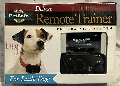 #ad Deluxe Remote Dog Training System For Little Dogs PetSafe 729849102446 $18.44