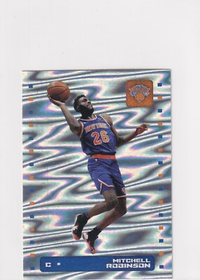 #ad 2019 20 PANINI HOLO SILVER PARALLELS MITCHELL ROBINSON NBA STICKER CARD Y1251 $2.97
