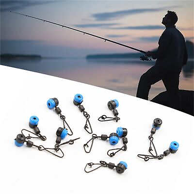 #ad 10 30pcs Fishing Float Stops High Stability Fishing Smooth Edge No Winding $7.69