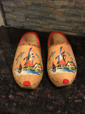 #ad Wooden Shoes Holland $15.00