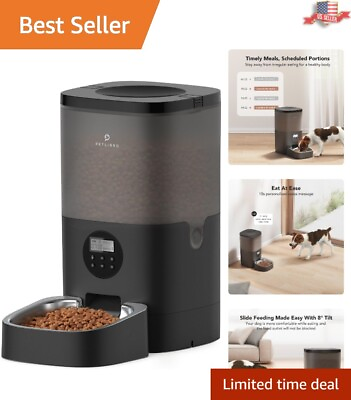 #ad Automatic Dog Feeder 6L Capacity Timer Voice Recorder amp; Desiccant Bag $99.97
