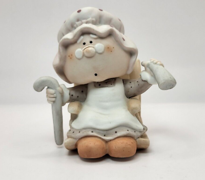 #ad Bumpkins Grandmother by Fabrizio Porcelain Ceramic Figurine 3 3 8quot; $8.97