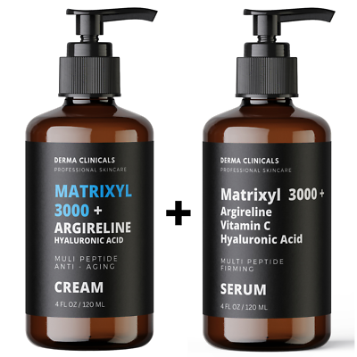 #ad 2 Pk Matrixyl 3000 Argireline Hyaluronic Acid AntiAging Wrinkle SERUM CREAM $34.99