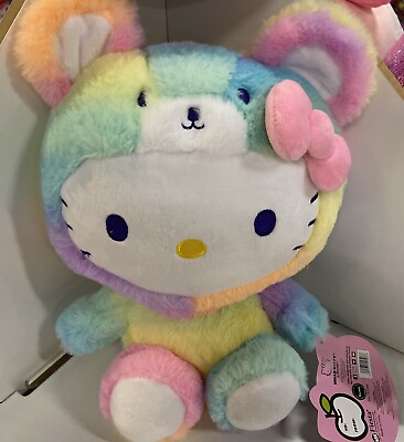 #ad Hello Kitty Plush Toy 12 inch Rainbow Sherbet Bear. Official $24.95