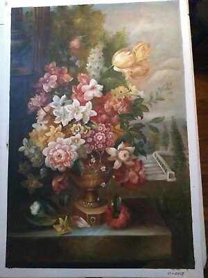 #ad Hand painted oil on canvas Repro. 36x24 inch $80.00