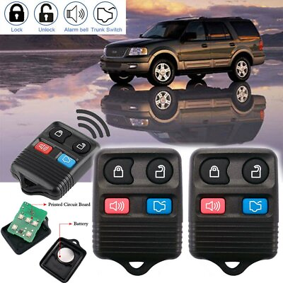 #ad 2x Car Remote Key Fob For 2004 2005 2006 2007 2008 2009 Ford Expedition Explorer $6.99