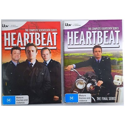 #ad Heartbeat: Complete Series 17 amp; 18 UK Drama Region 4 DVD 12 Discs AU $54.99