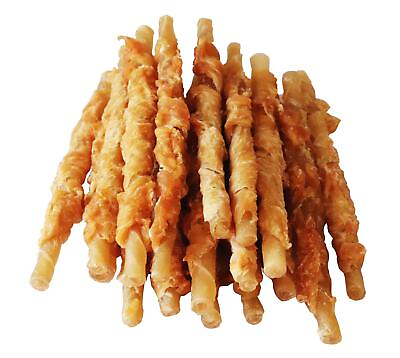 #ad Chicken Wrapped Rawhides for Dogs Treats Puppy Training Snacks Sticks Dog Raw... $31.16