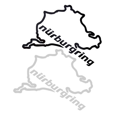 #ad Nurburgring Map Funny Vinyl Sticker Racing Track Car Window Laptop Decal for All $7.61