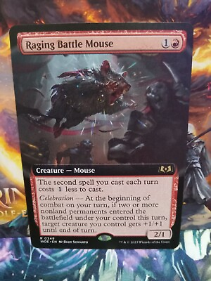 #ad Raging Battle Mouse Extended Art Wilds of Eldraine $1.99