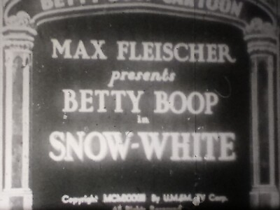 #ad Betty Boop Snow White 1932 16mm 400ft Reel $50.00