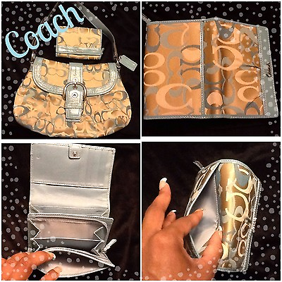 #ad NWOT Rare Coach Soho Pleated Jacq amp; Leather Set Ret $560 **SEE ALL MY ITEMS** $165.00