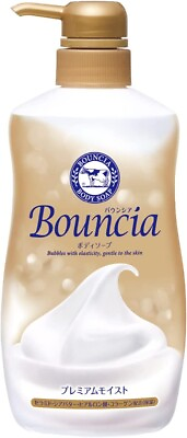 #ad COW Bouncia Premium Body Soap Wash Moist White Airy Boquet Pink $14.99