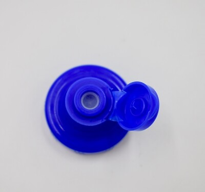 #ad Aptar 38 400 Blue Flip Top Tab Caps with valve. Quantity 1200 units per box $249.00