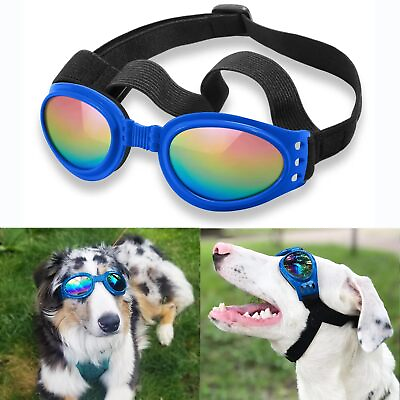 #ad Dog Sunglasses Dog Goggles for Medium Large Breed Dogs Wind Dust Fog Protect... $13.62
