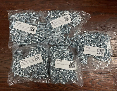 #ad 3000 License Plate Screws for American Cars #14x 3 4quot; #1620 Hex Phillips Flat $180.00