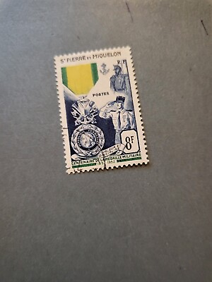 #ad Stamps St Pierre amp; Miquelon Scott #345 used $10.00