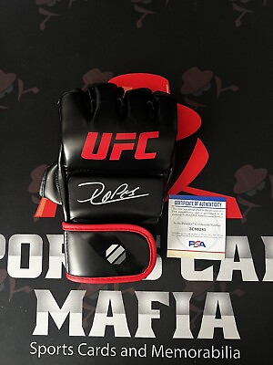 #ad #ad Diego Lopes Autographed UFC MMA Glove Full Auto Featherweight PSA DNA ITP COA $89.99
