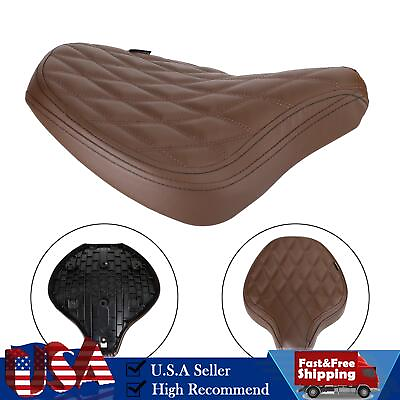 #ad Front Raider Seat Driver Cushion Pu Diamond Brown For Tr Bobber 17 22 2020 2021 $163.79